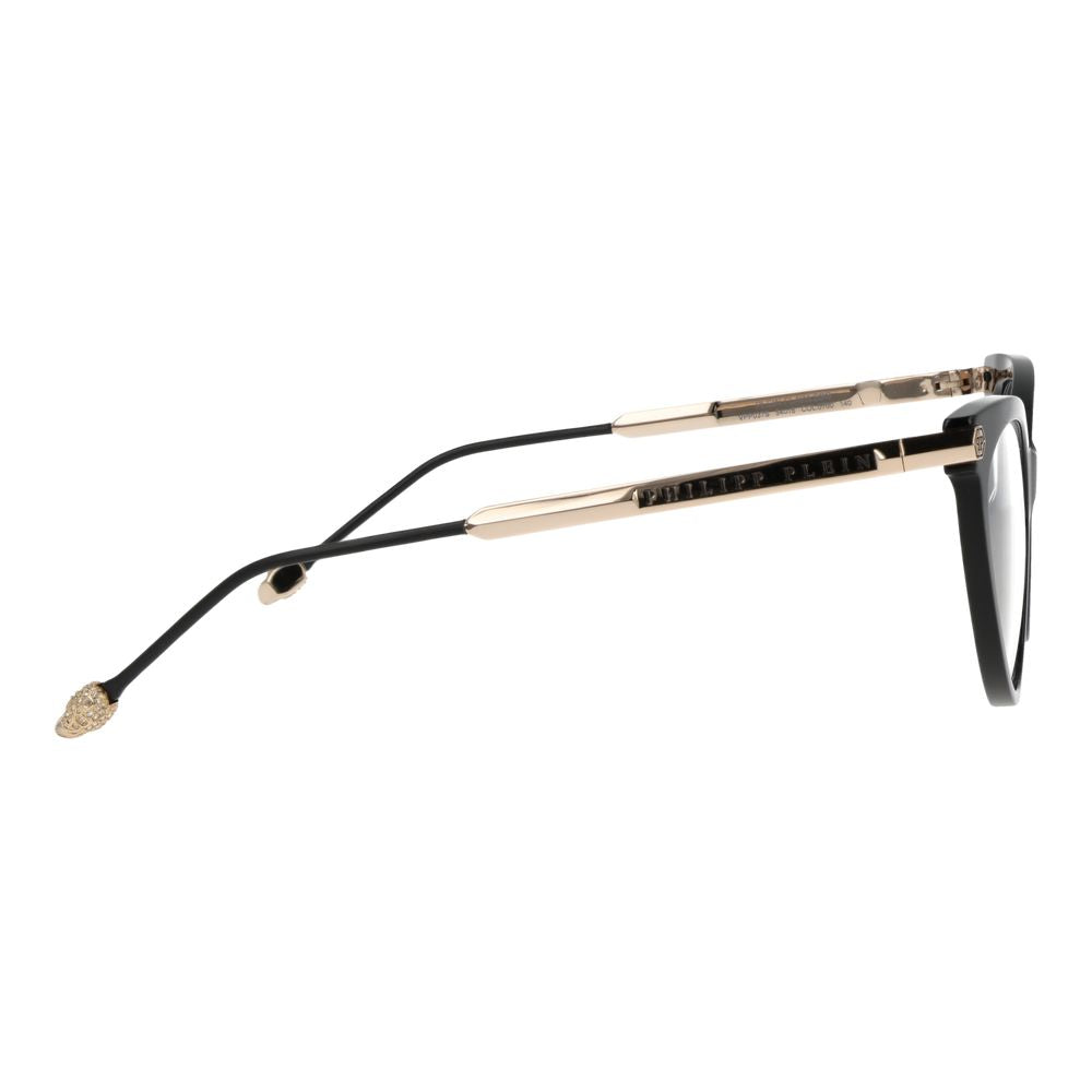 Philipp Plein Black Cellulose Acetate Glasses Frames