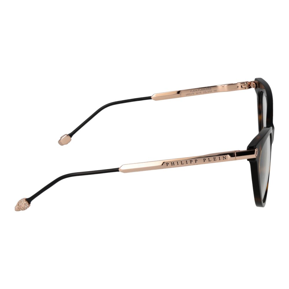Philipp Plein Brown Cellulose Acetate Glasses Frames