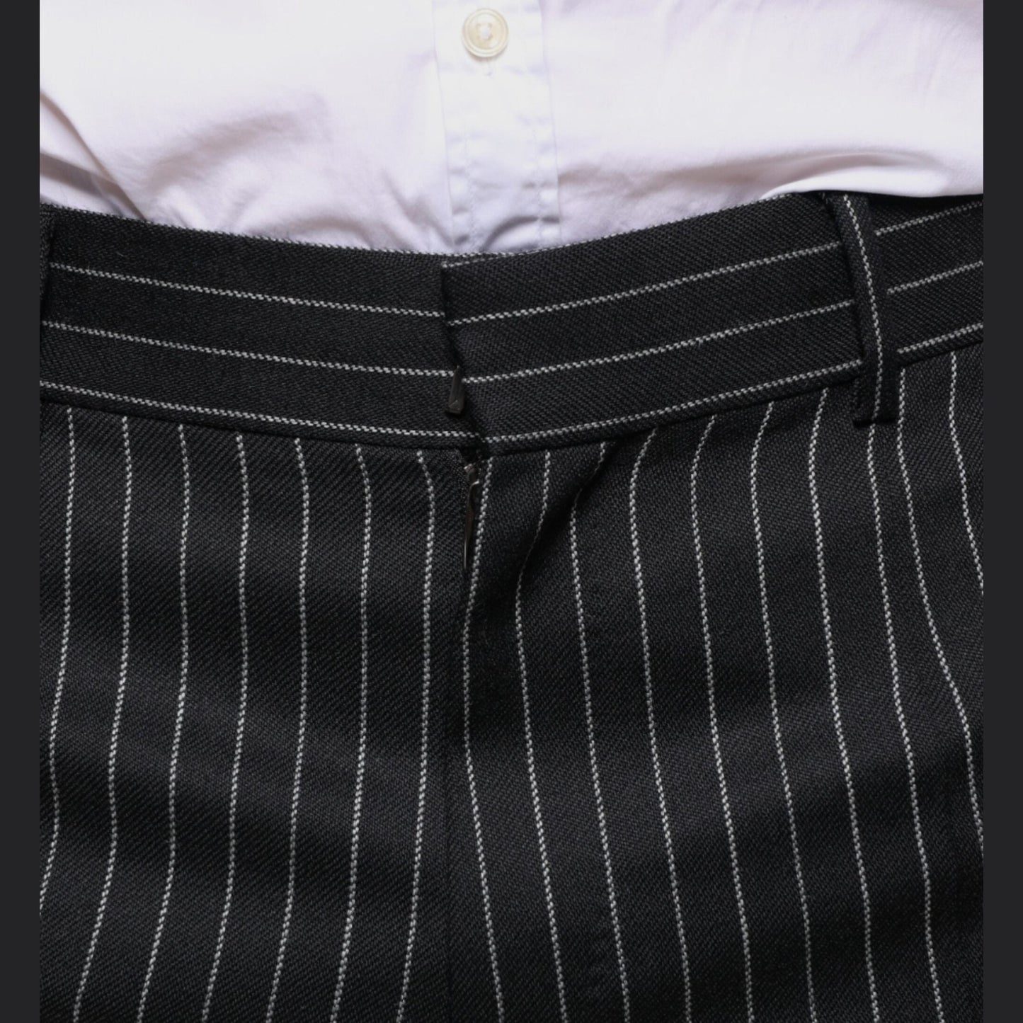 Dolce & Gabbana Black Stripes Skinny Men Dress Pants