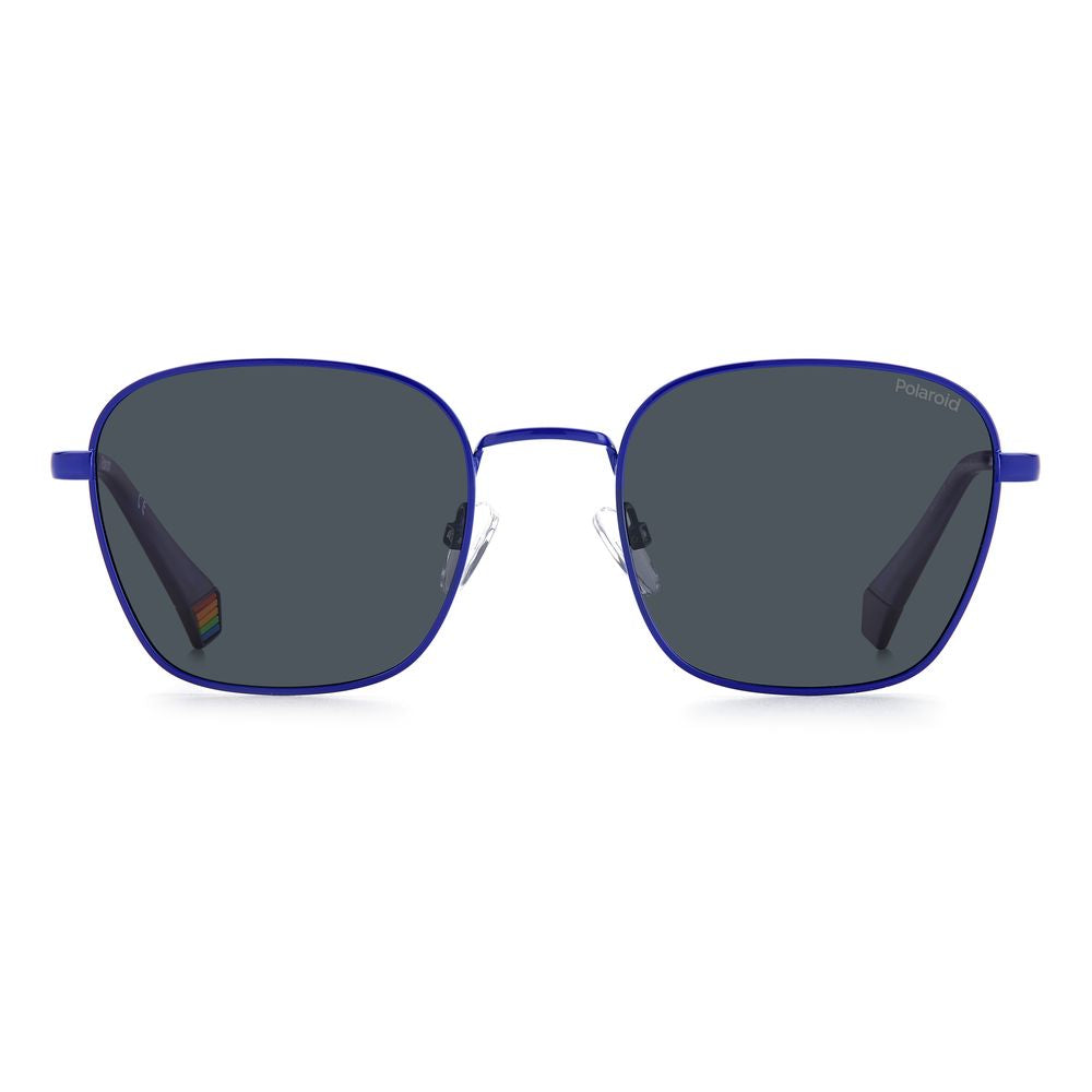 Polaroid Blue Stainless Steel Sunglasses Polaroid
