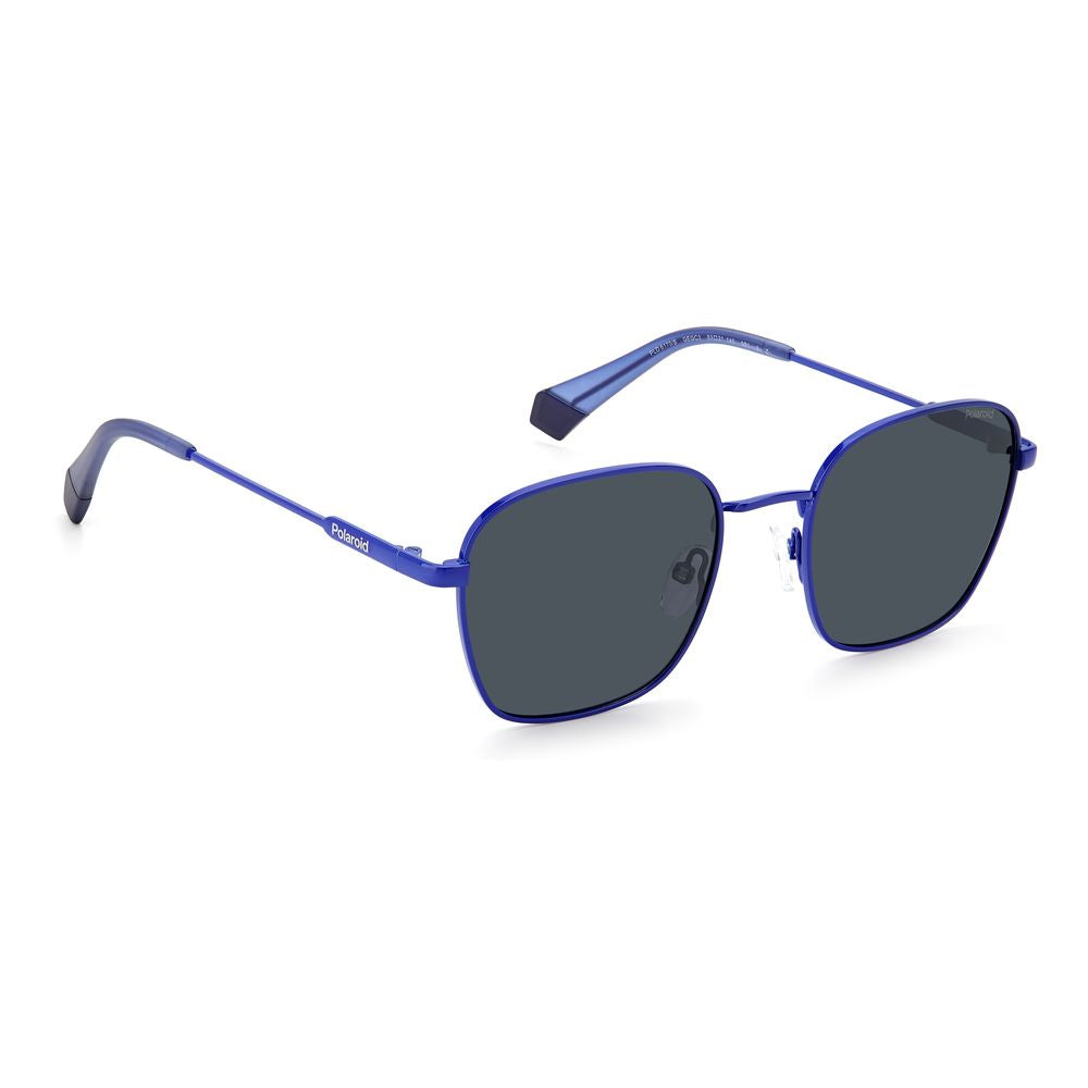 Polaroid Blue Stainless Steel Sunglasses Polaroid