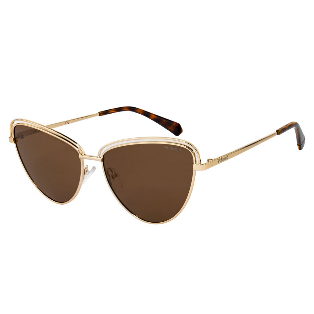 Polaroid Gold Metal Sunglasses Polaroid
