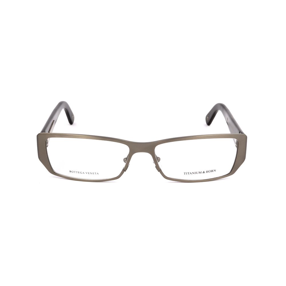 Bottega Veneta Silver Titanium Glasses Frames