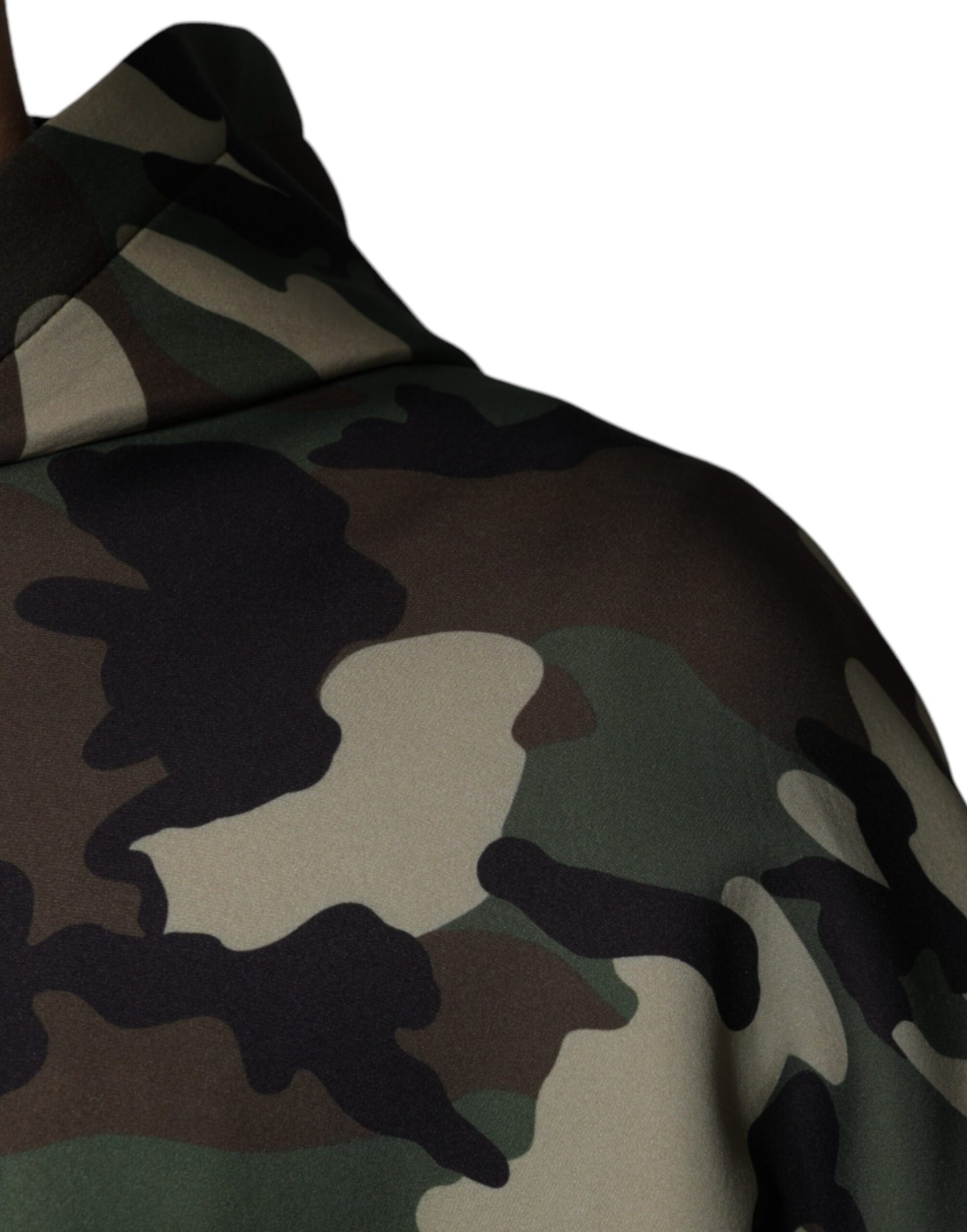 Dolce & Gabbana Multicolor Camouflage Hooded Sweatshirt Sweater Dolce & Gabbana