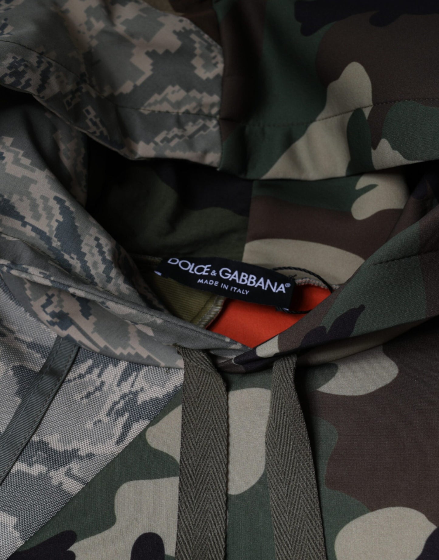Dolce & Gabbana Multicolor Camouflage Hooded Sweatshirt Sweater Dolce & Gabbana