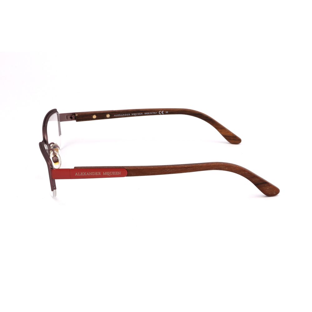 Alexander McQueen Bicolor Metal Glasses Frames