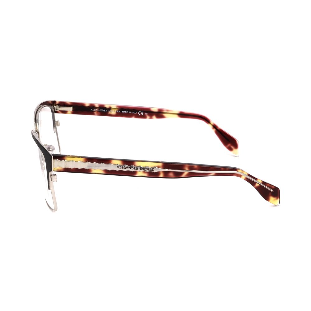 Alexander McQueen Bicolor Metal Glasses Frames