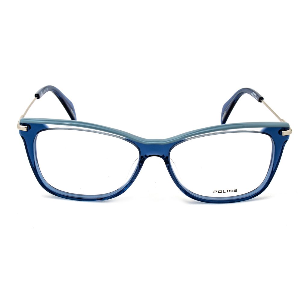 Police Blue Acetate Glasses Frames