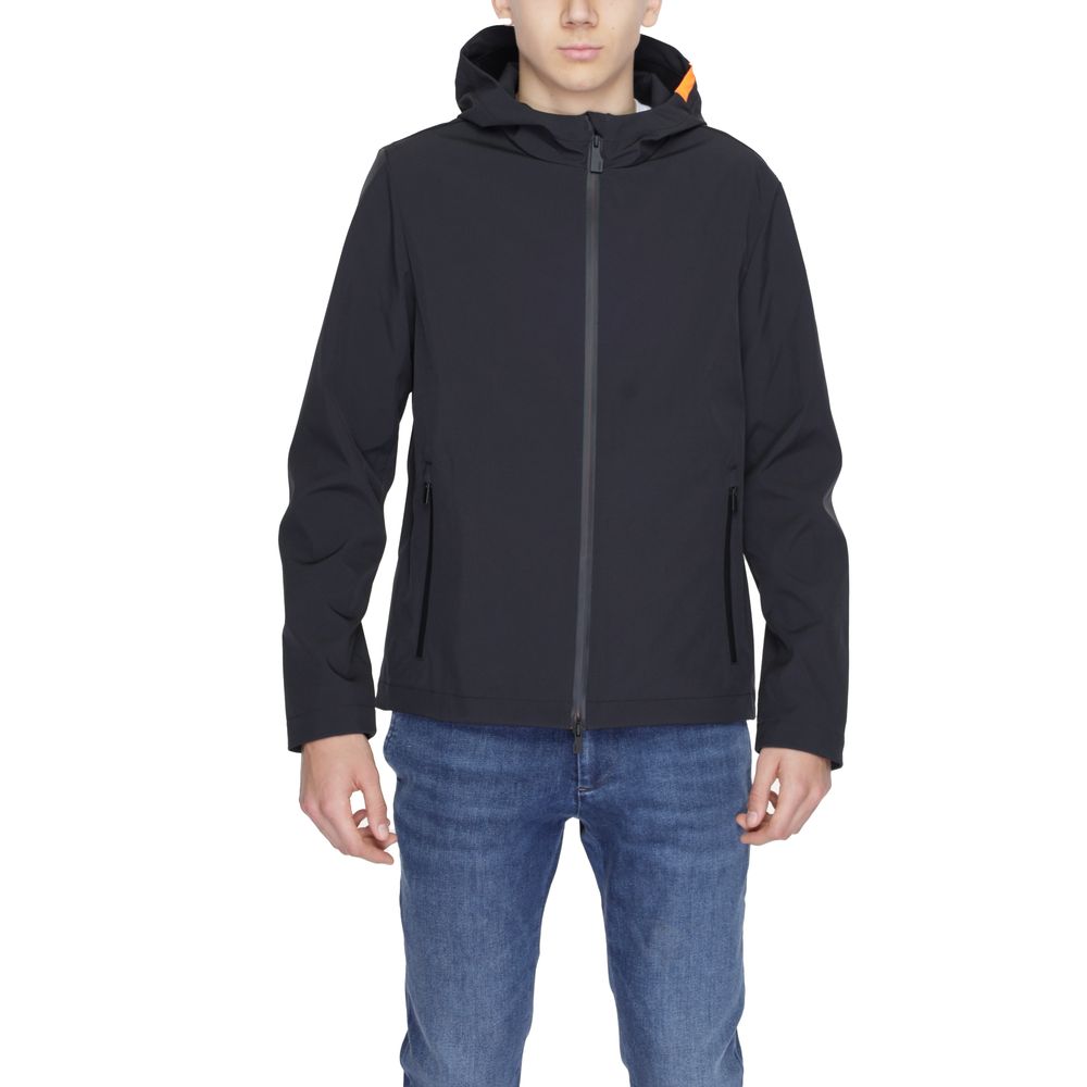 Suns Black Polyester Jackets & Coat Suns