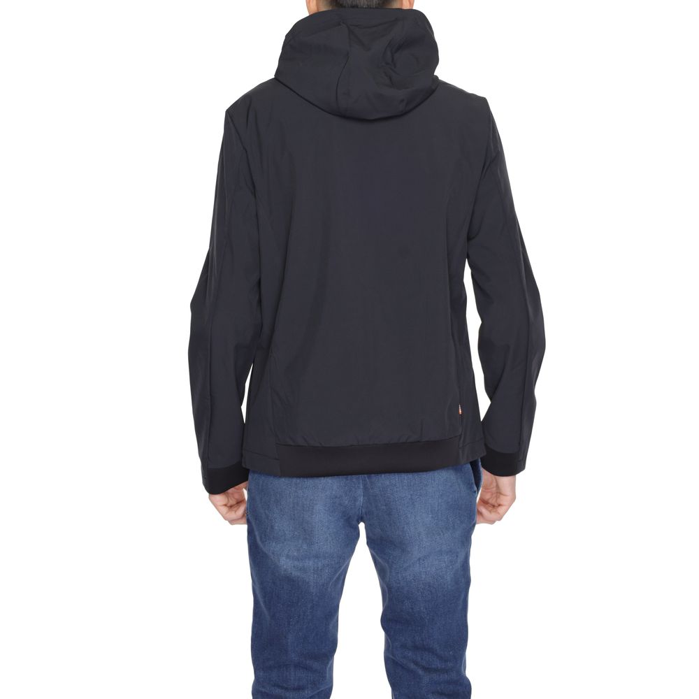 Suns Black Polyester Jackets & Coat Suns