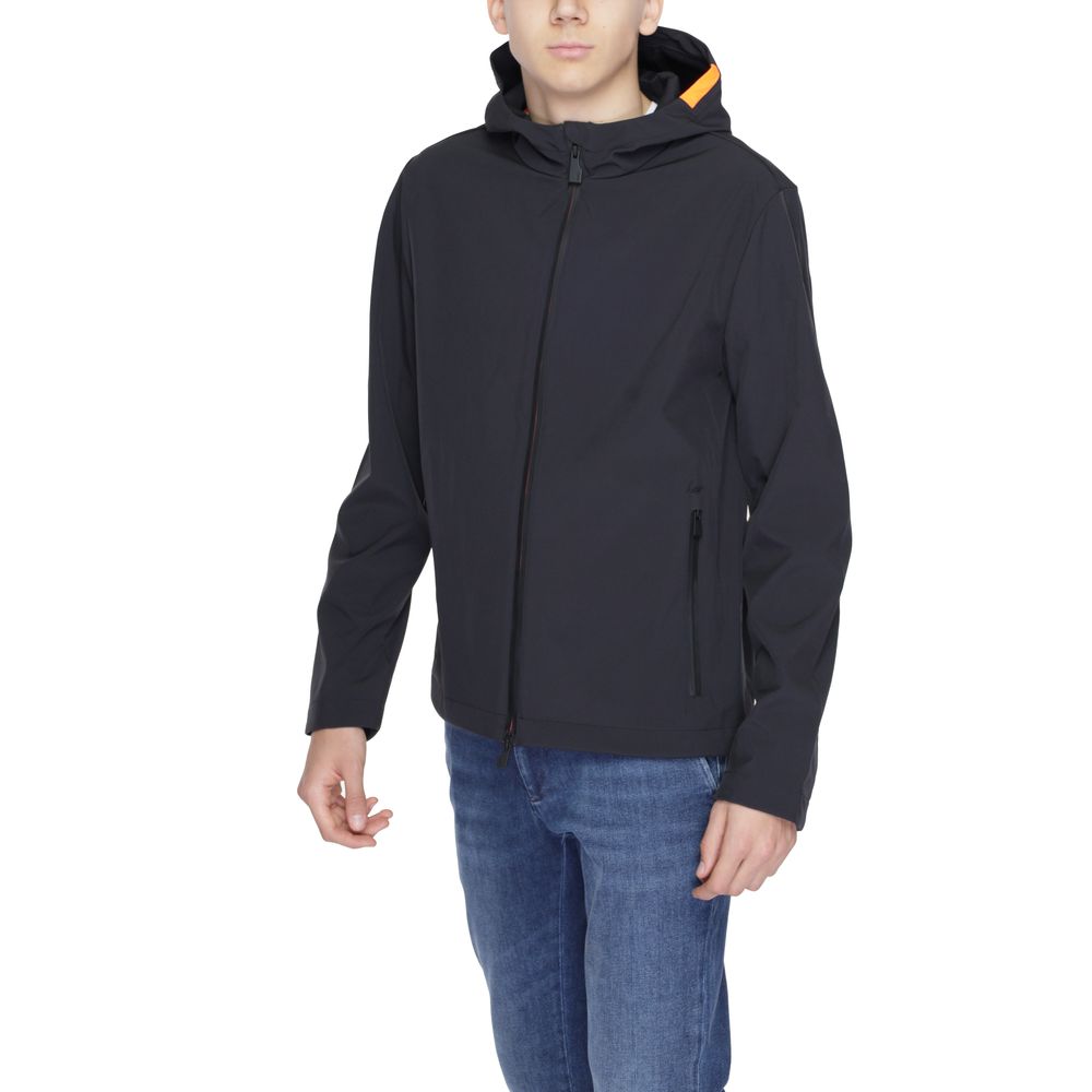 Suns Black Polyester Jackets & Coat Suns