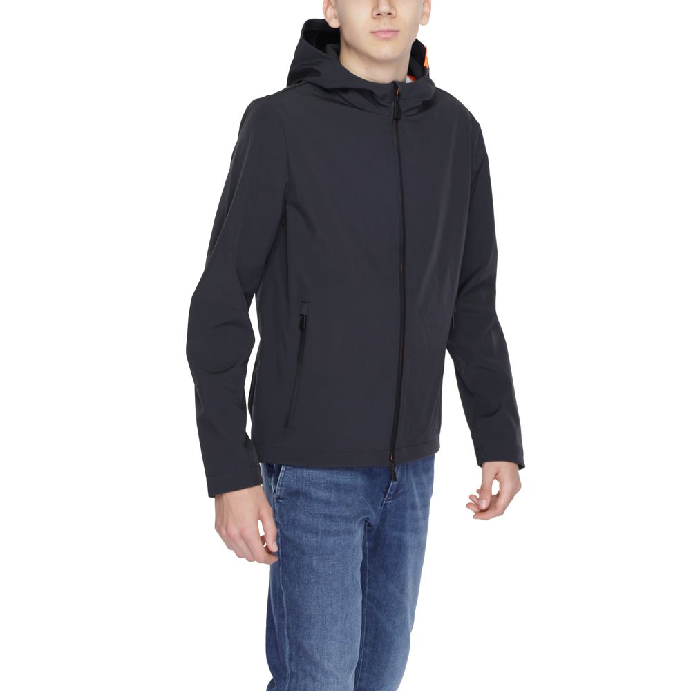 Suns Black Polyester Jackets & Coat Suns