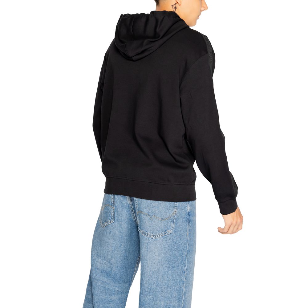 Armani Exchange Black Cotton Hoody Armani Exchange