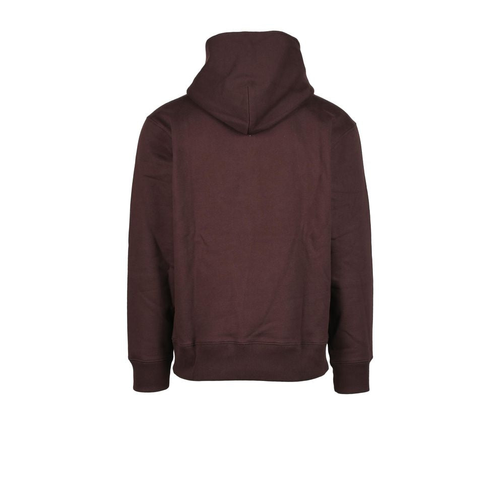 Adidas Brown Cotton Hoody Adidas