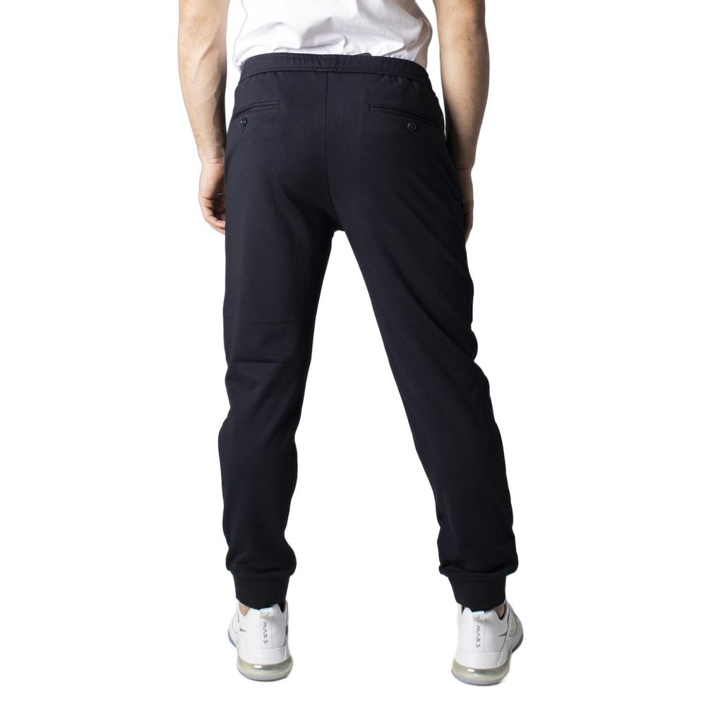 Armani Exchange Blue Viscose Skinny Pant Armani Exchange