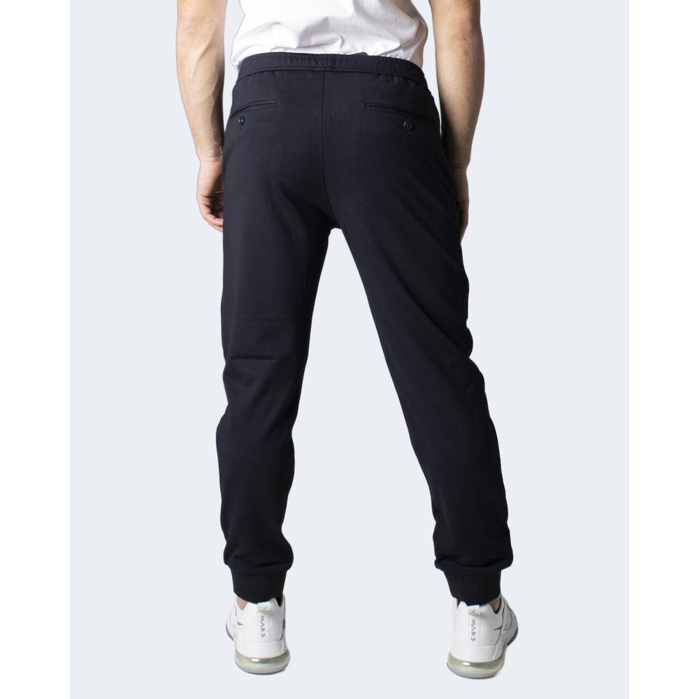 Armani Exchange Blue Viscose Skinny Pant Armani Exchange