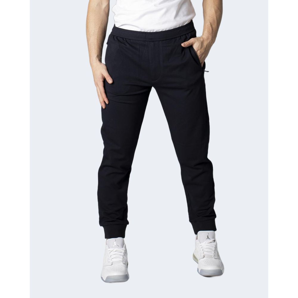 Armani Exchange Blue Viscose Skinny Pant Armani Exchange