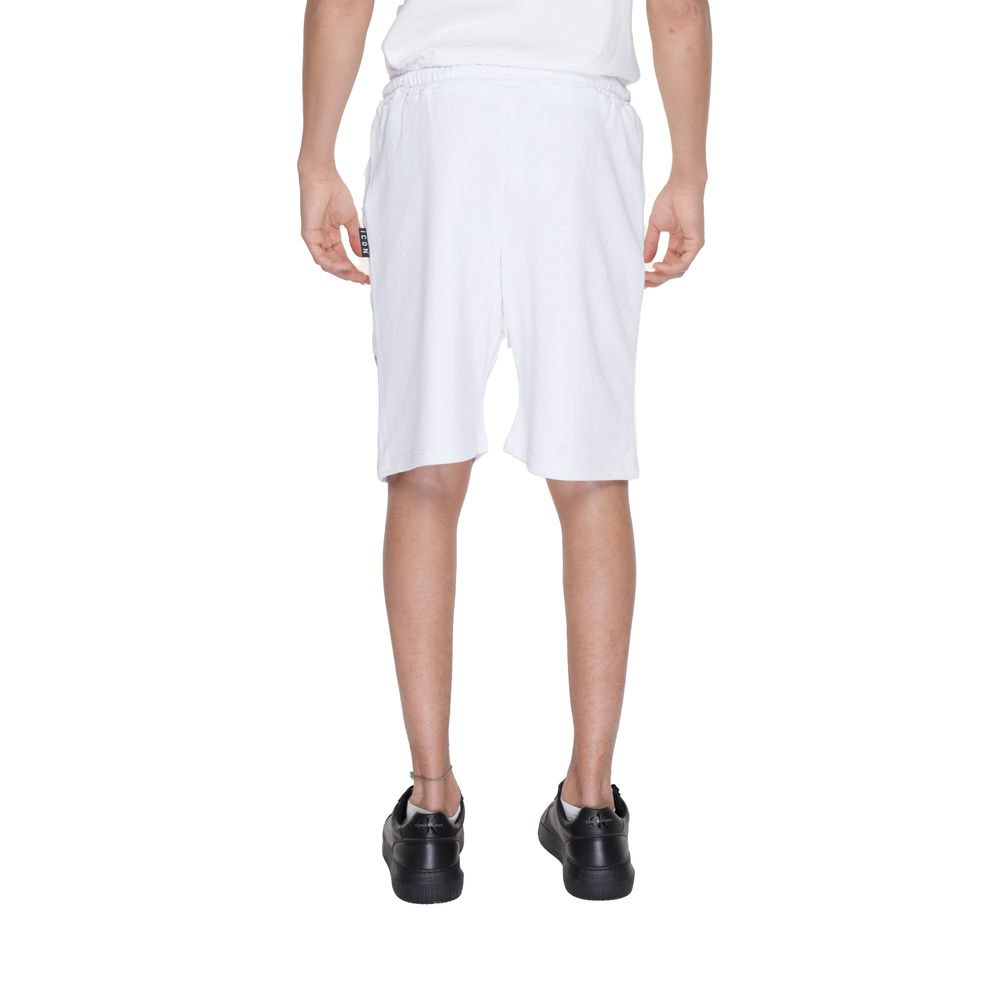 Icon White Cotton Bermuda Icon