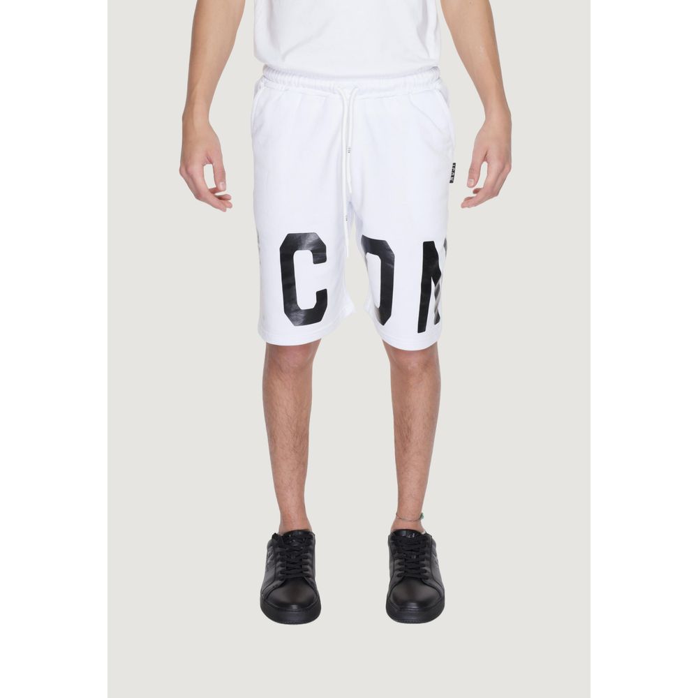 Icon White Cotton Bermuda Icon