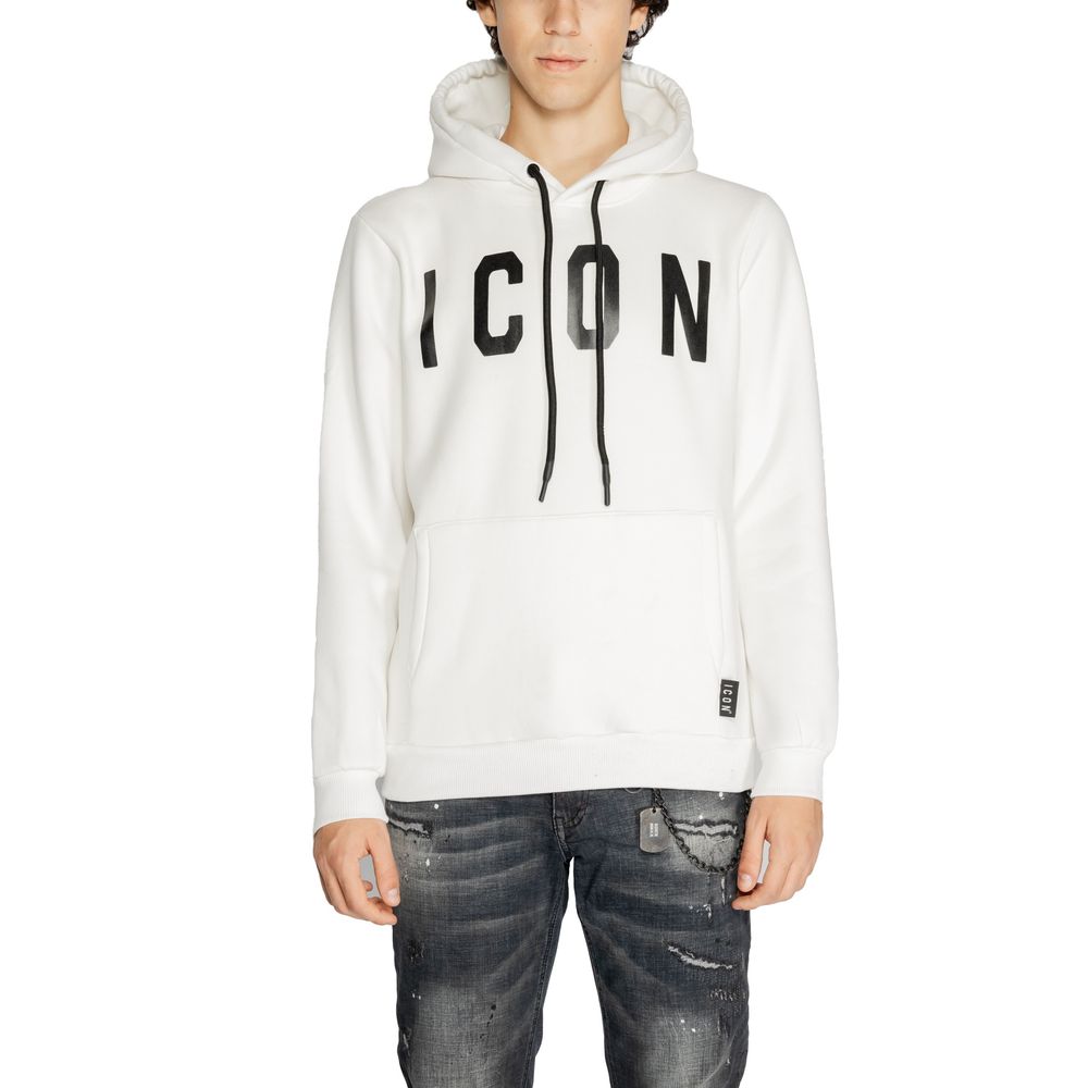 Icon White Cotton Hoody Icon