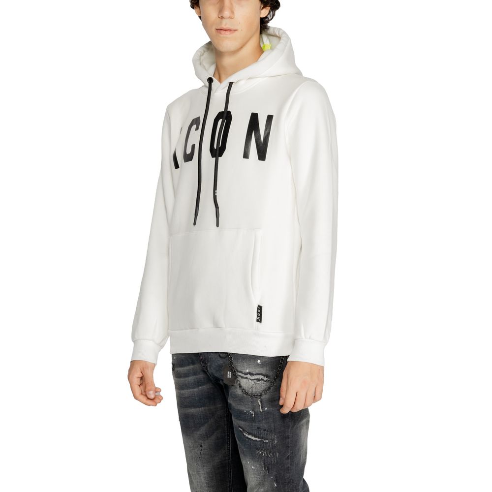Icon White Cotton Hoody Icon