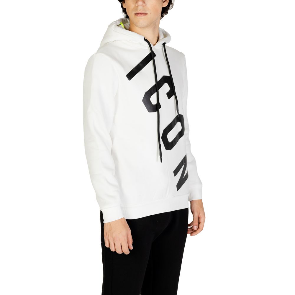 Icon White Cotton Hoody Icon