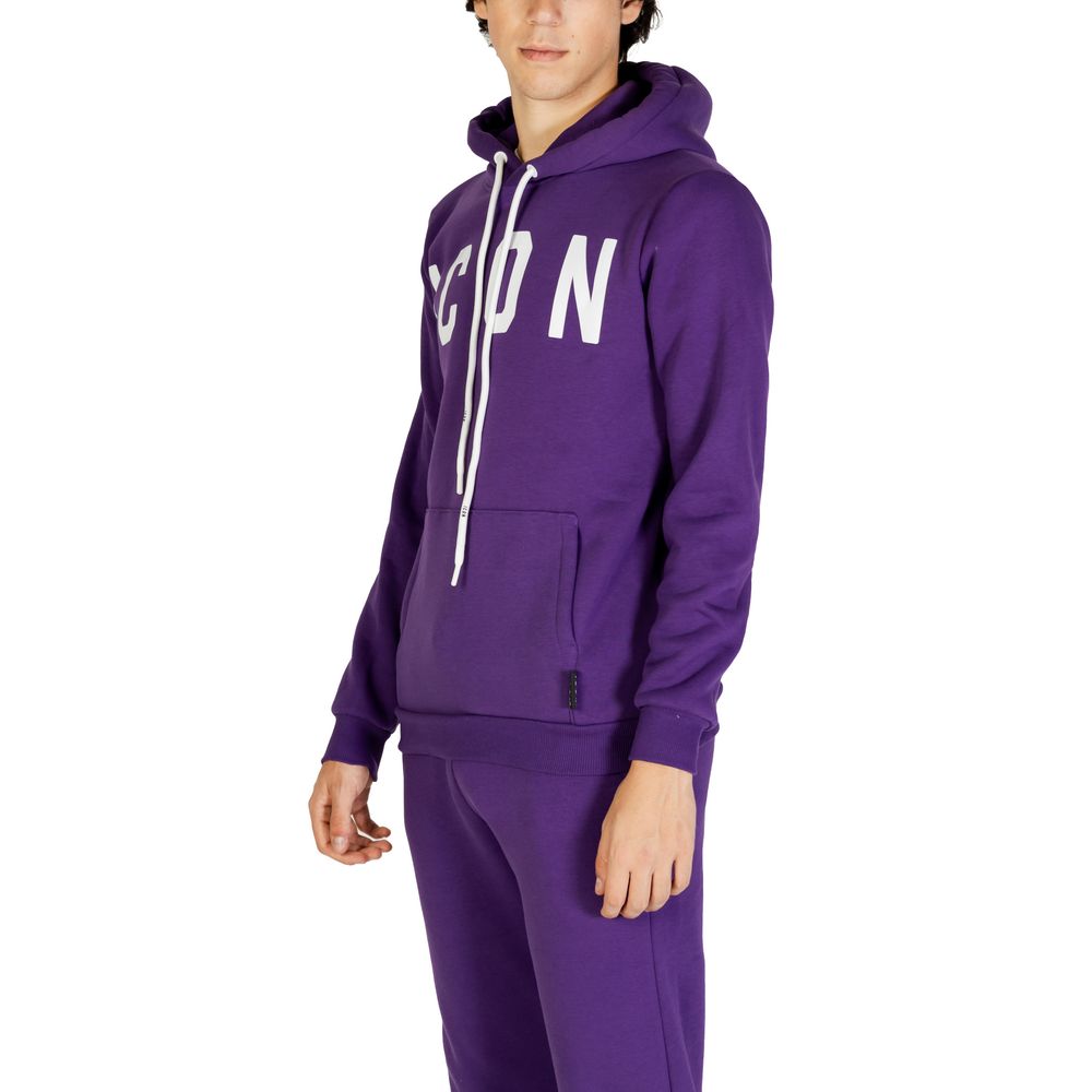 Icon Purple Cotton Hoody Icon