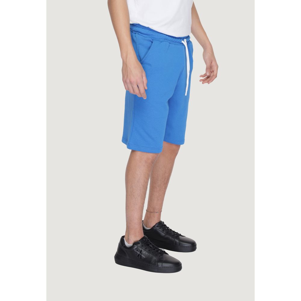 Icon Blue Cotton Bermuda Icon
