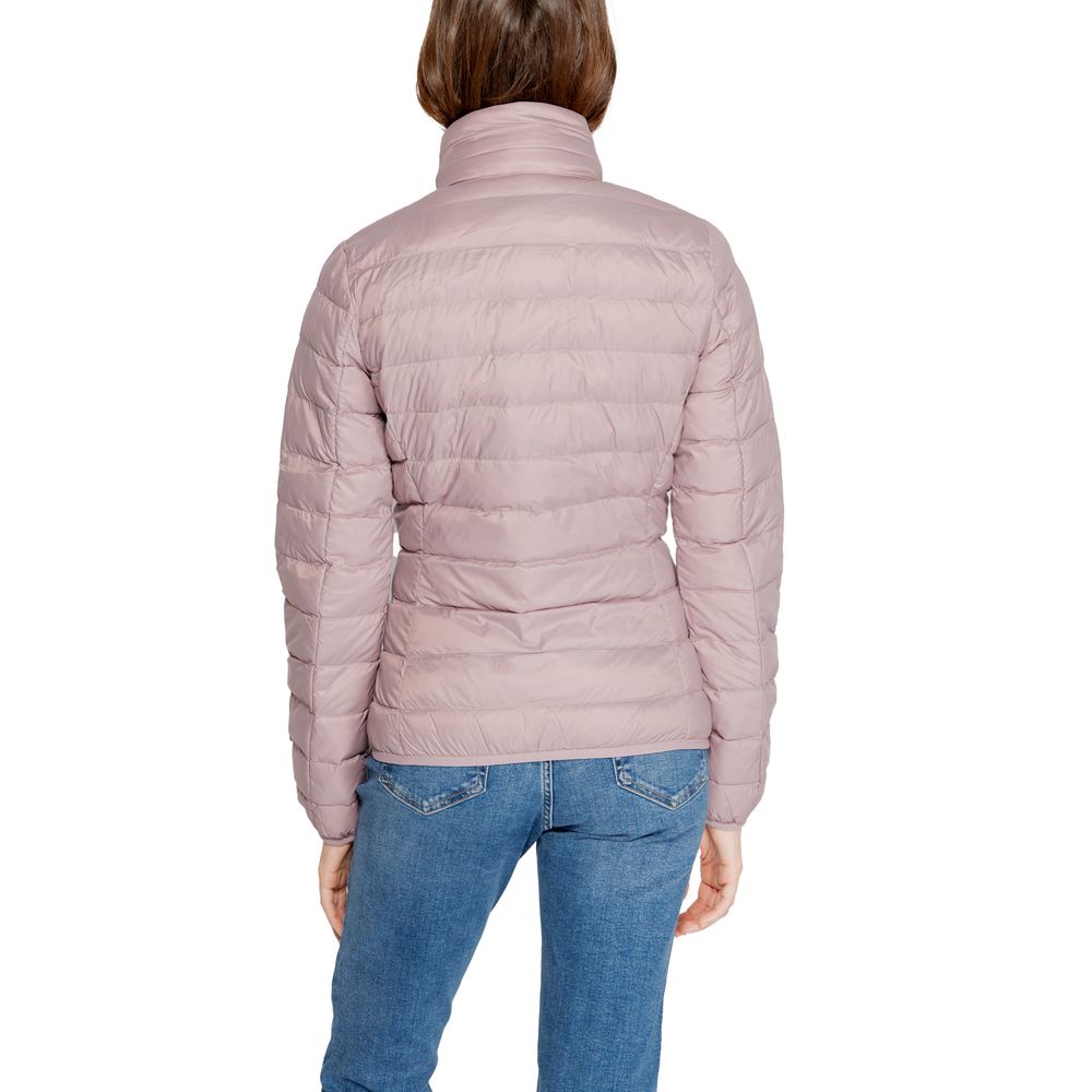 EA7 Emporio Armani Purple Polyamide Jackets & Coat EA7 Emporio Armani
