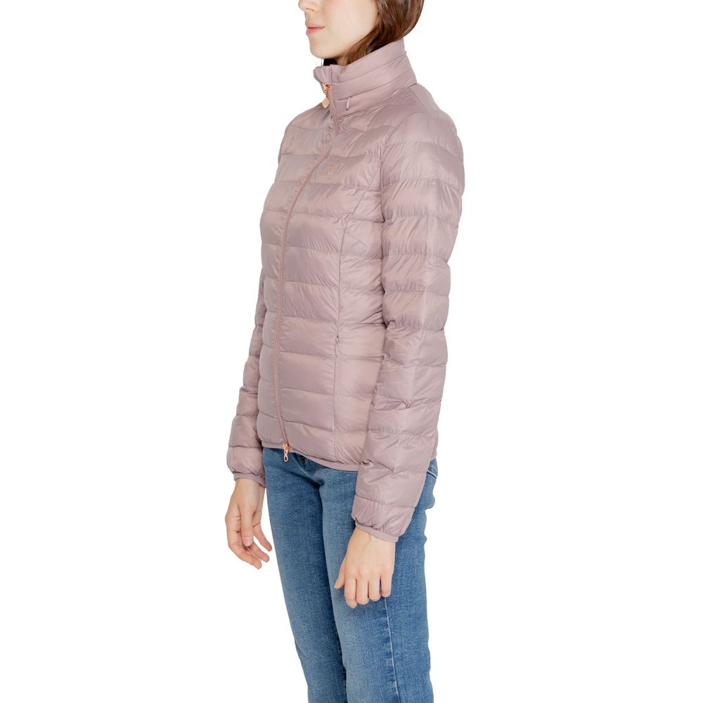 EA7 Emporio Armani Purple Polyamide Jackets & Coat EA7 Emporio Armani