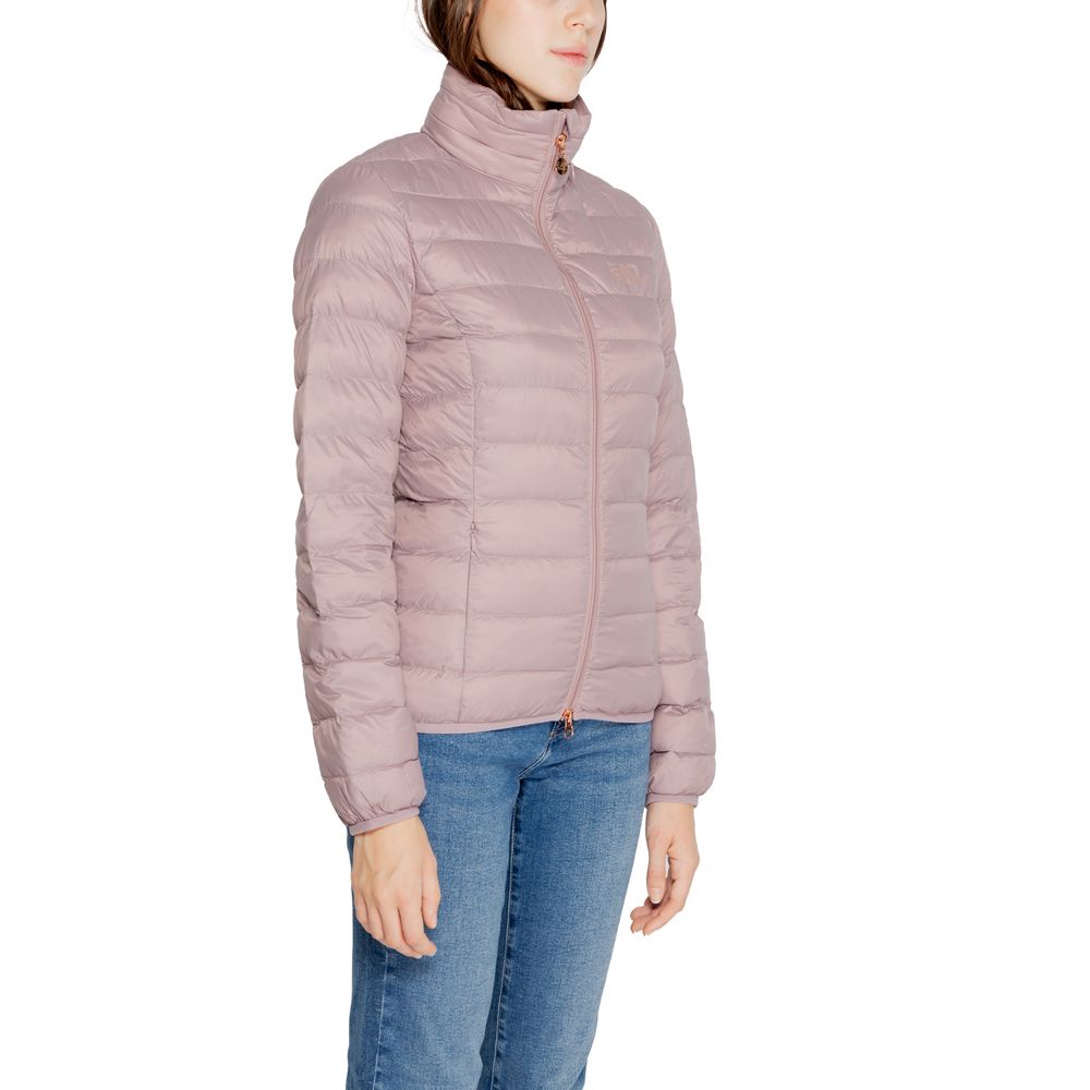 EA7 Emporio Armani Purple Polyamide Jackets & Coat EA7 Emporio Armani