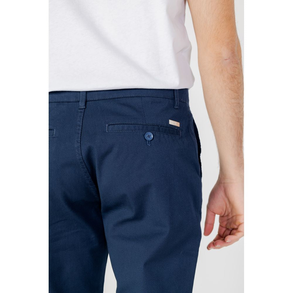 Armani Exchange Blue Cotton Pant Armani Exchange