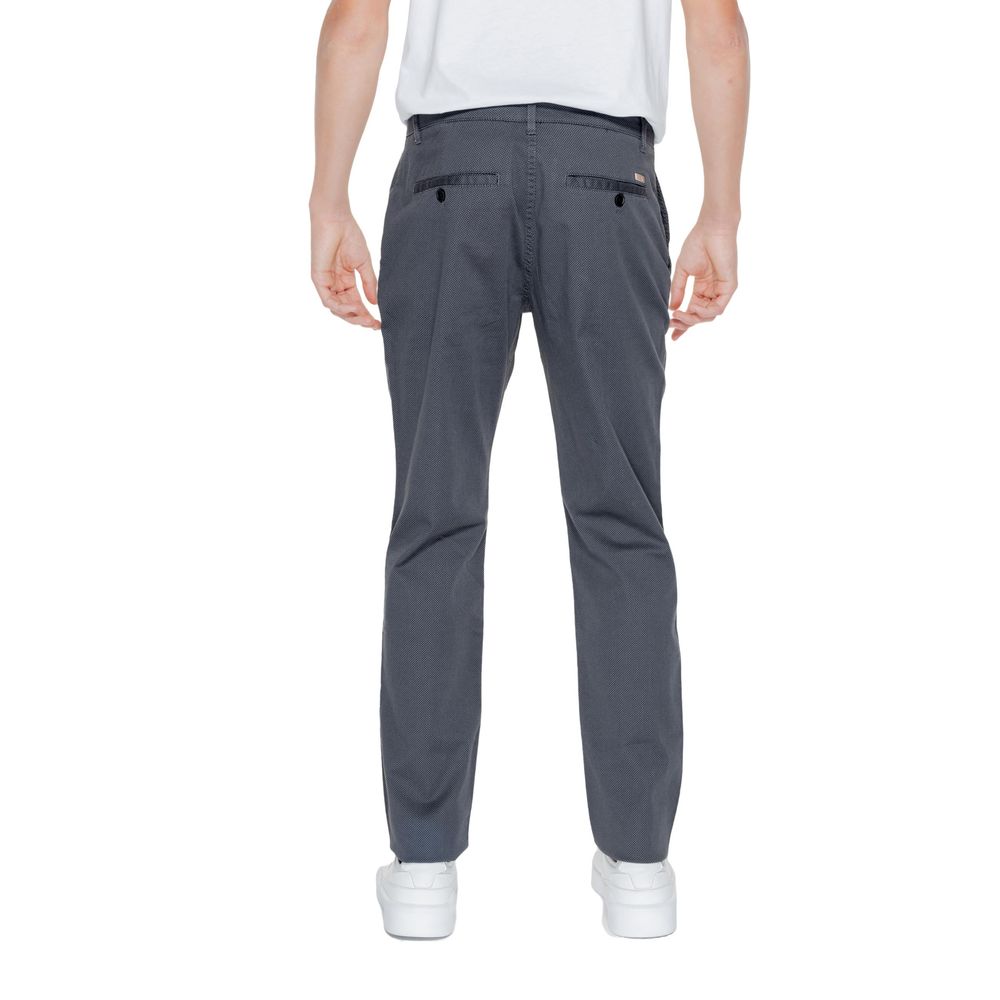 Armani Exchange Black Cotton Pant Armani Exchange