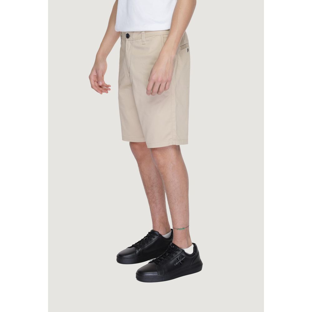 Armani Exchange Beige Cotton Bermuda Armani Exchange