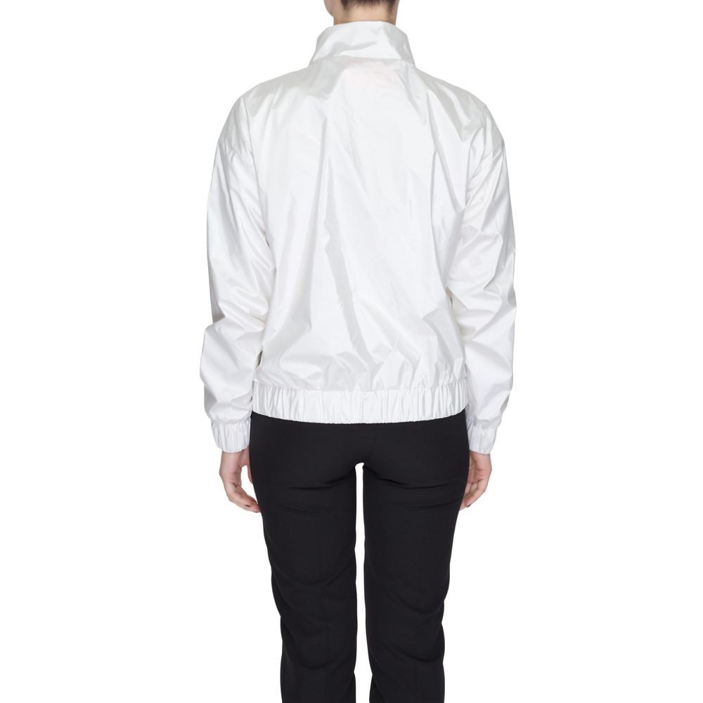 Suns White Polyester Jackets & Coat Suns