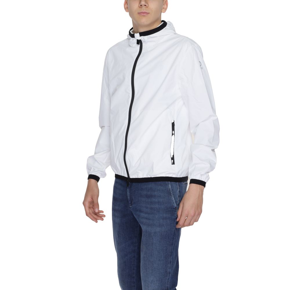 Suns White Polyester Jackets & Coat Suns