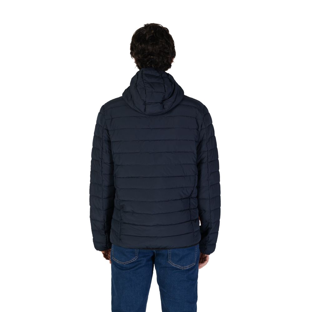 Suns Blue Polyester Jackets & Coat Suns
