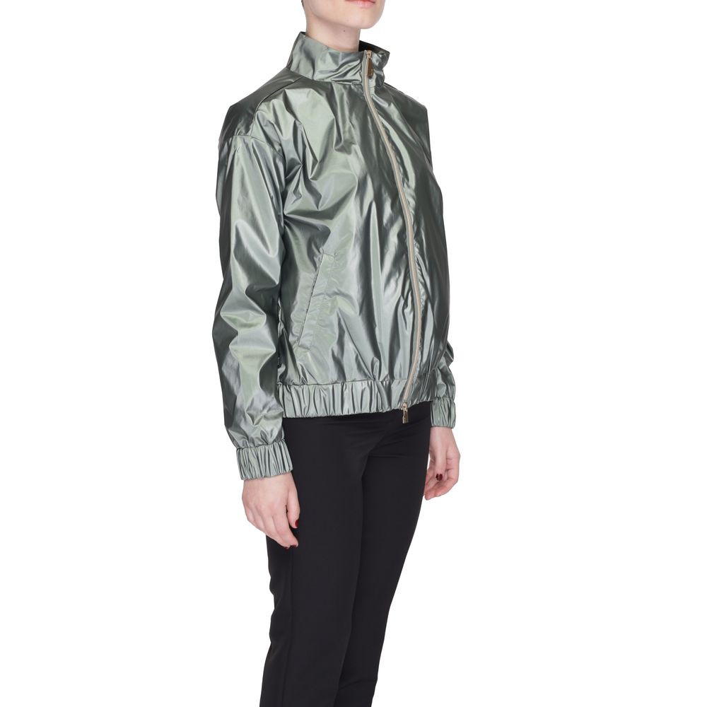 Suns Green Polyester Jackets & Coat Suns