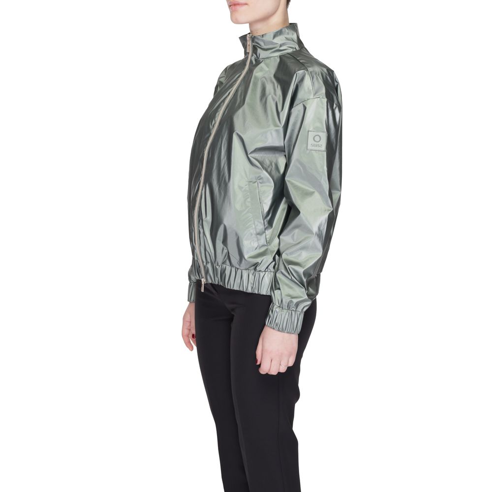 Suns Green Polyester Jackets & Coat Suns