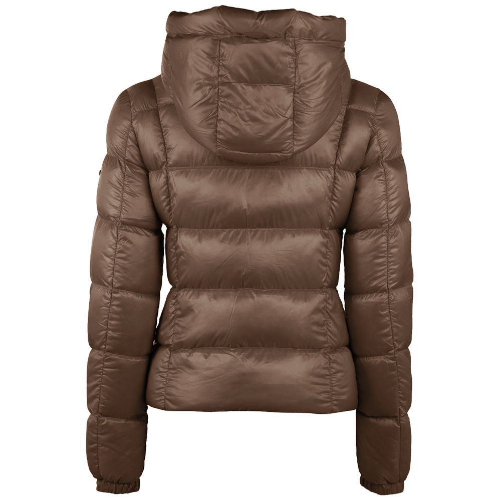 Refrigiwear Brown Nylon Jackets & Coat Refrigiwear
