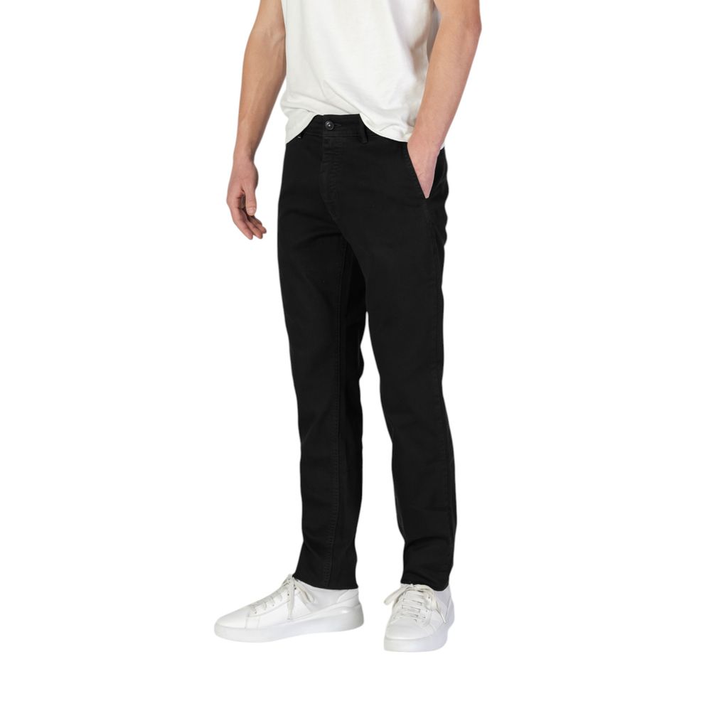 Hugo Boss Black Cotton Skinny Pant Hugo Boss
