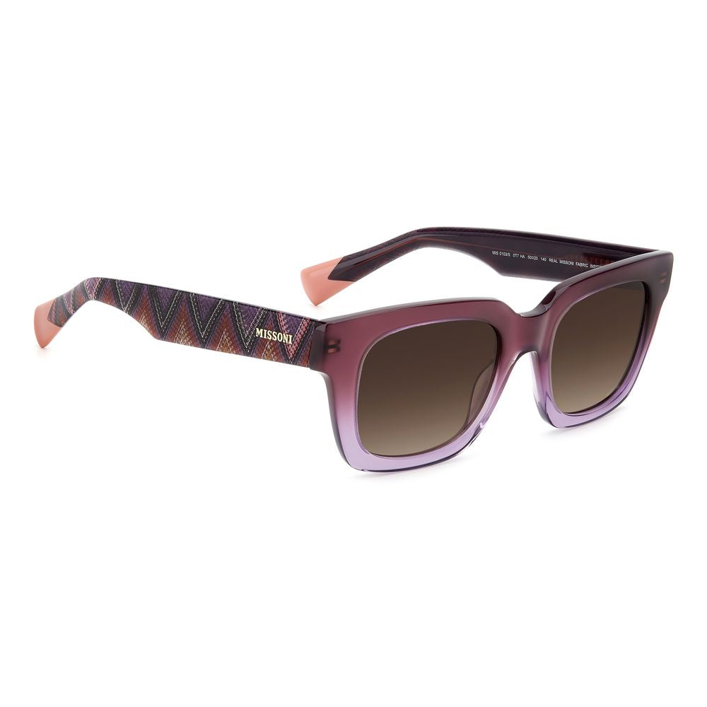 Missoni Multicolor Acetate Sunglasses Missoni