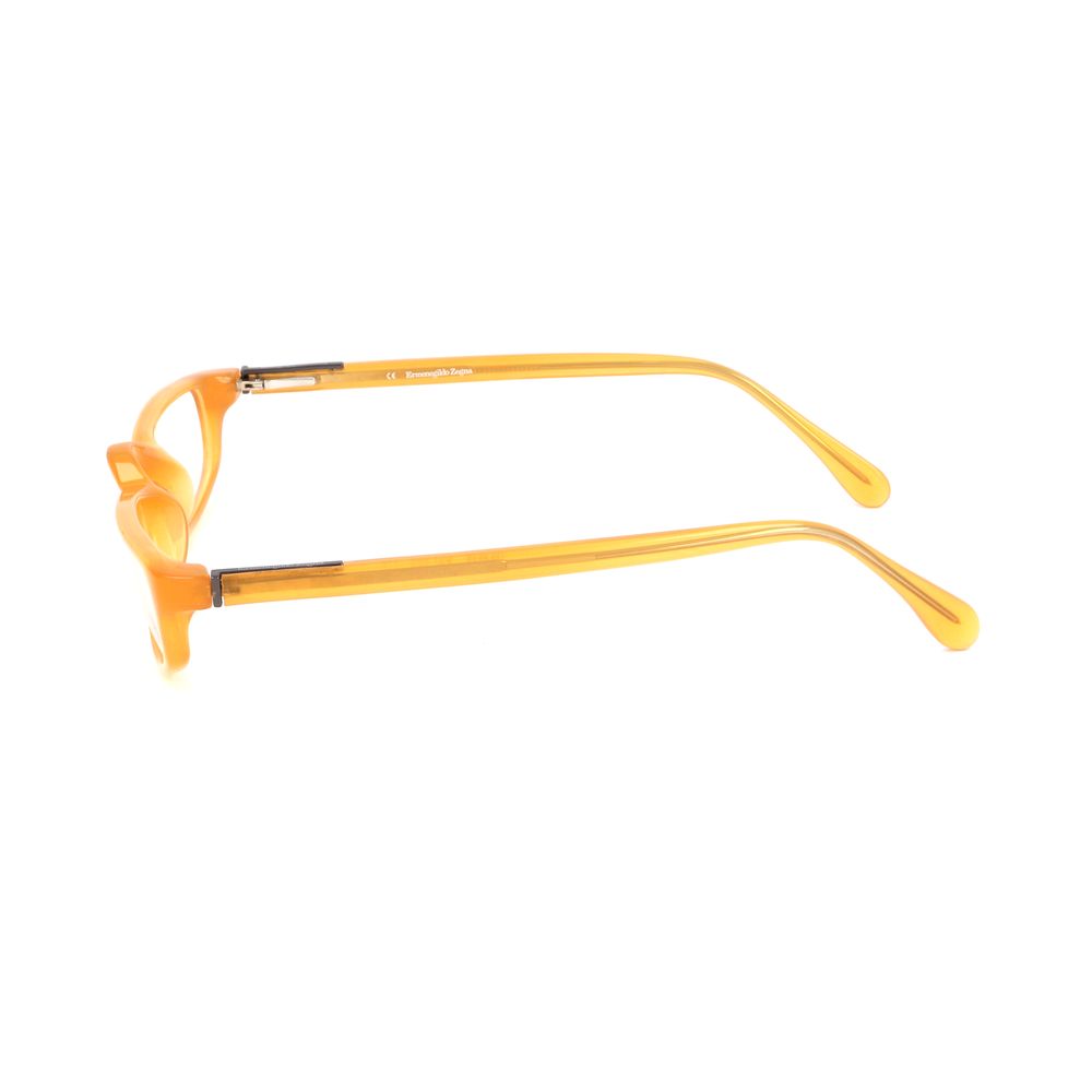 Ermenegildo Zegna Yellow Plastic Glasses Frames