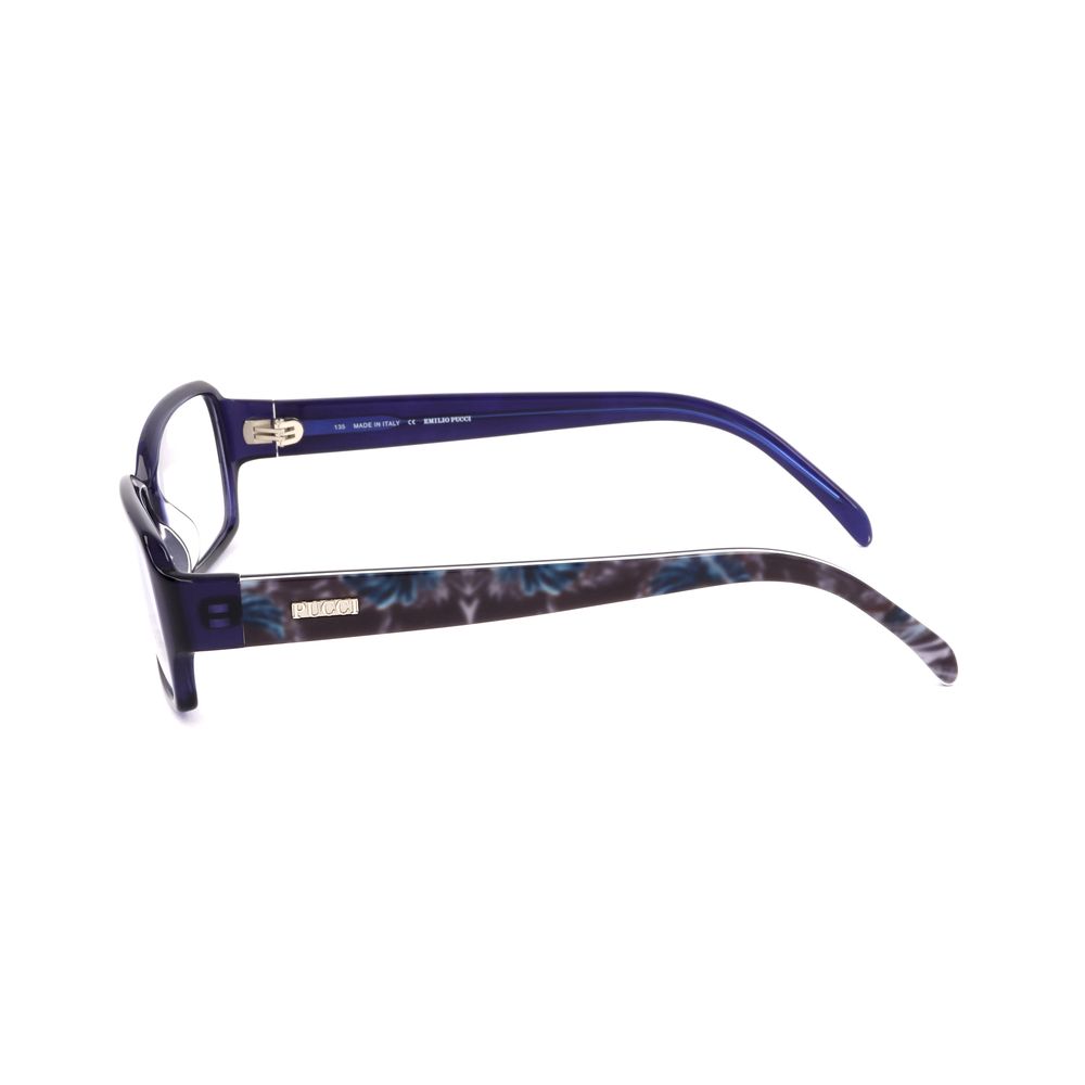 Emilio Pucci Blue Plastic Glasses Frames