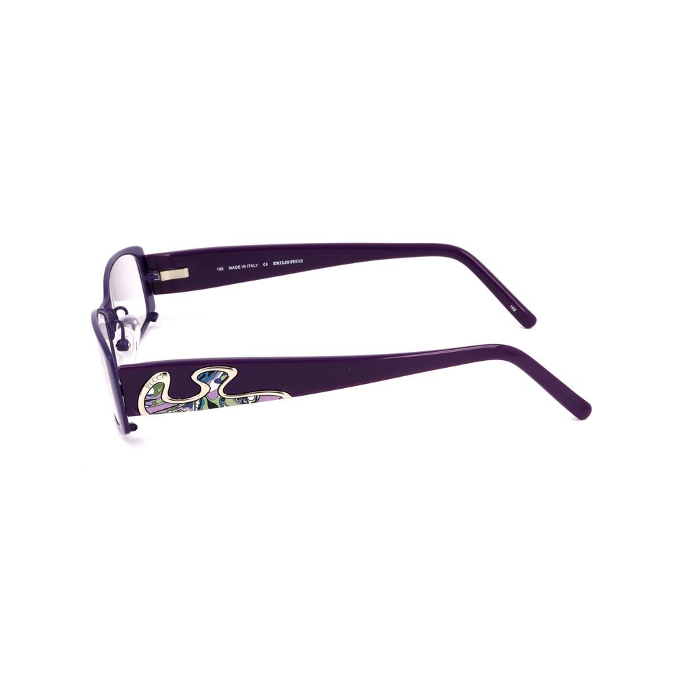 Emilio Pucci Purple Metal Glasses Frames