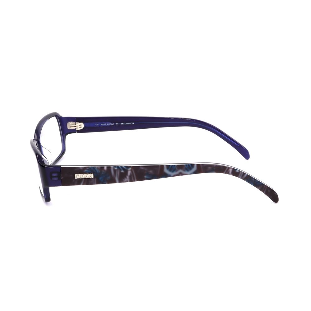 Emilio Pucci Blue Plastic Glasses Frames