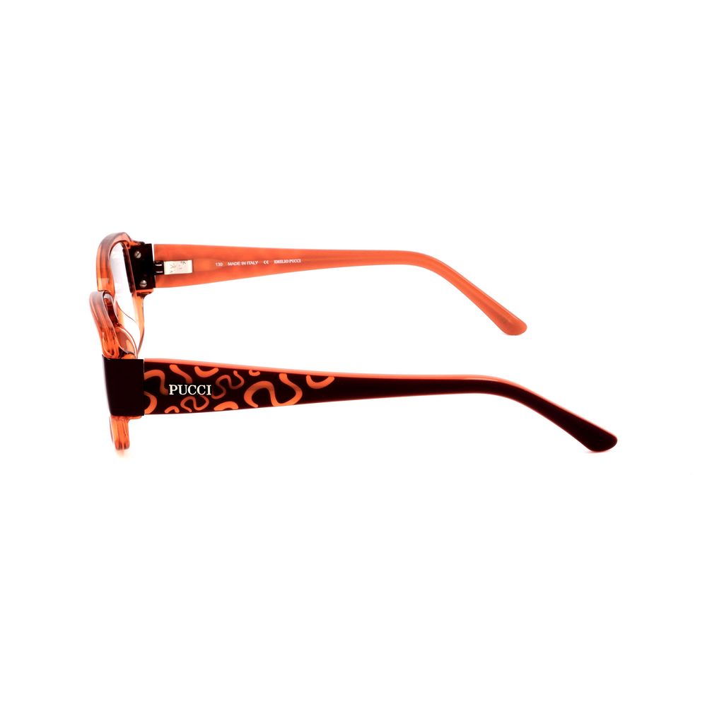 Emilio Pucci Orange Plastic Glasses Frames