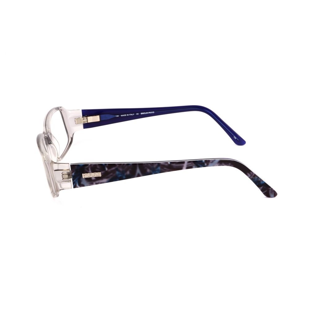 Emilio Pucci Blue Plastic Glasses Frames