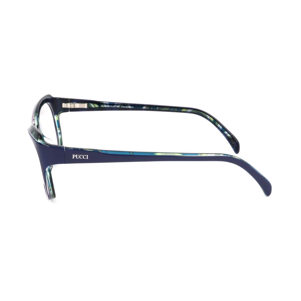 Emilio Pucci Blue Plastic Glasses Frames