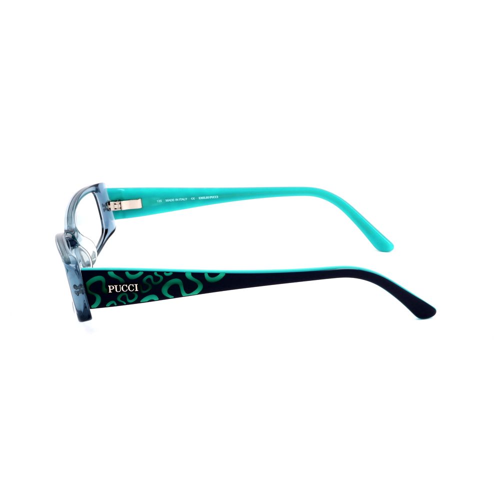 Emilio Pucci Blue Plastic Glasses Frames